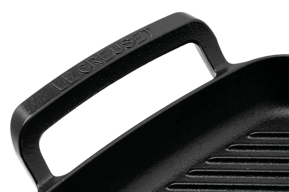 Le Creuset BBQ Grill Outdoor Vierkant 26cm Mat Zwart Gietijzer