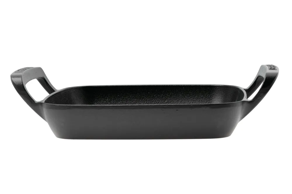 Le Creuset BBQ Grill Outdoor Vierkant 26cm Mat Zwart Gietijzer