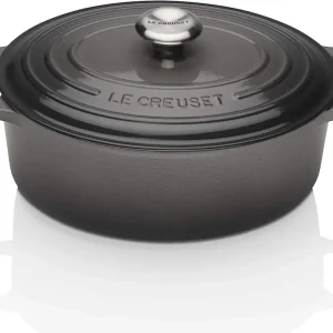 Le Creuset Braad- / Stoofpan - Signature - ovaal - Flint - 29cm - 4,7l