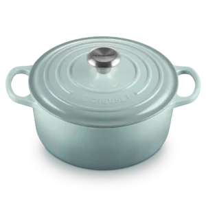Le Creuset Braad- / Stoofpan Signature Rond 24cm 4,2l Sea Salt