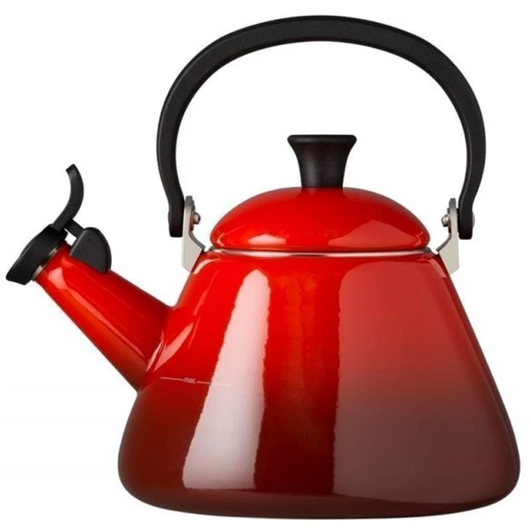 Le Creuset Fluitketel "Kone" Kersenrood 1,6l