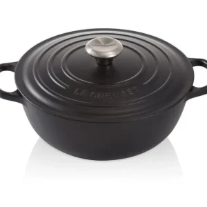 Le Creuset Gietijzeren marmite Mat Zwart 26cm 4,1l