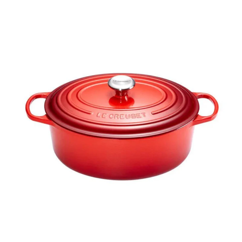 Le Creuset Gietijzeren ovale braadpan Kersenrood 31cm 6,3l