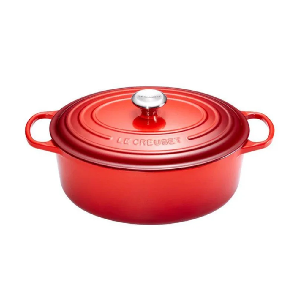 Le Creuset Gietijzeren ovale braadpan Kersenrood 33cm 7,5l