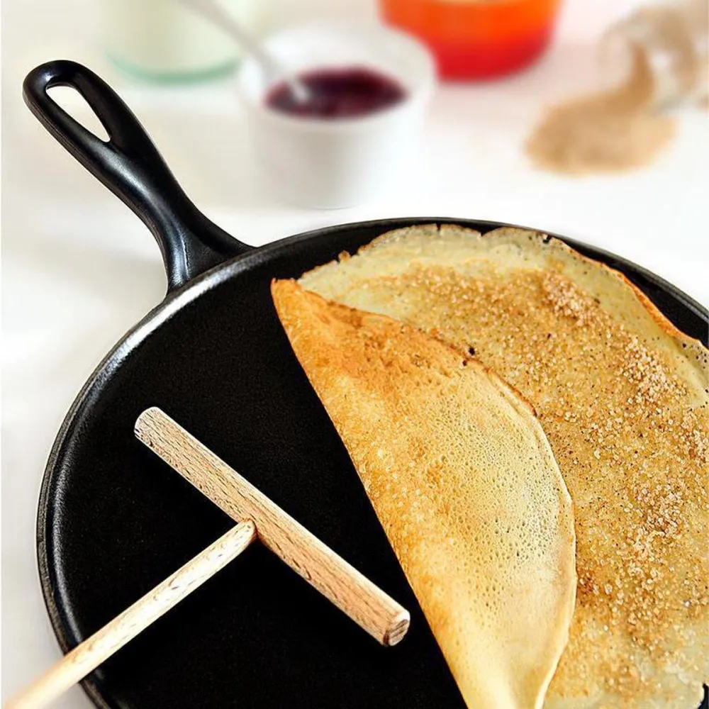 Le Creuset Gietijzeren pannenkoekpan Mat Zwart 27cm