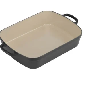 Le Creuset Gietijzeren rechthoekige braadslede Mat Zwart 37cm 6,6l