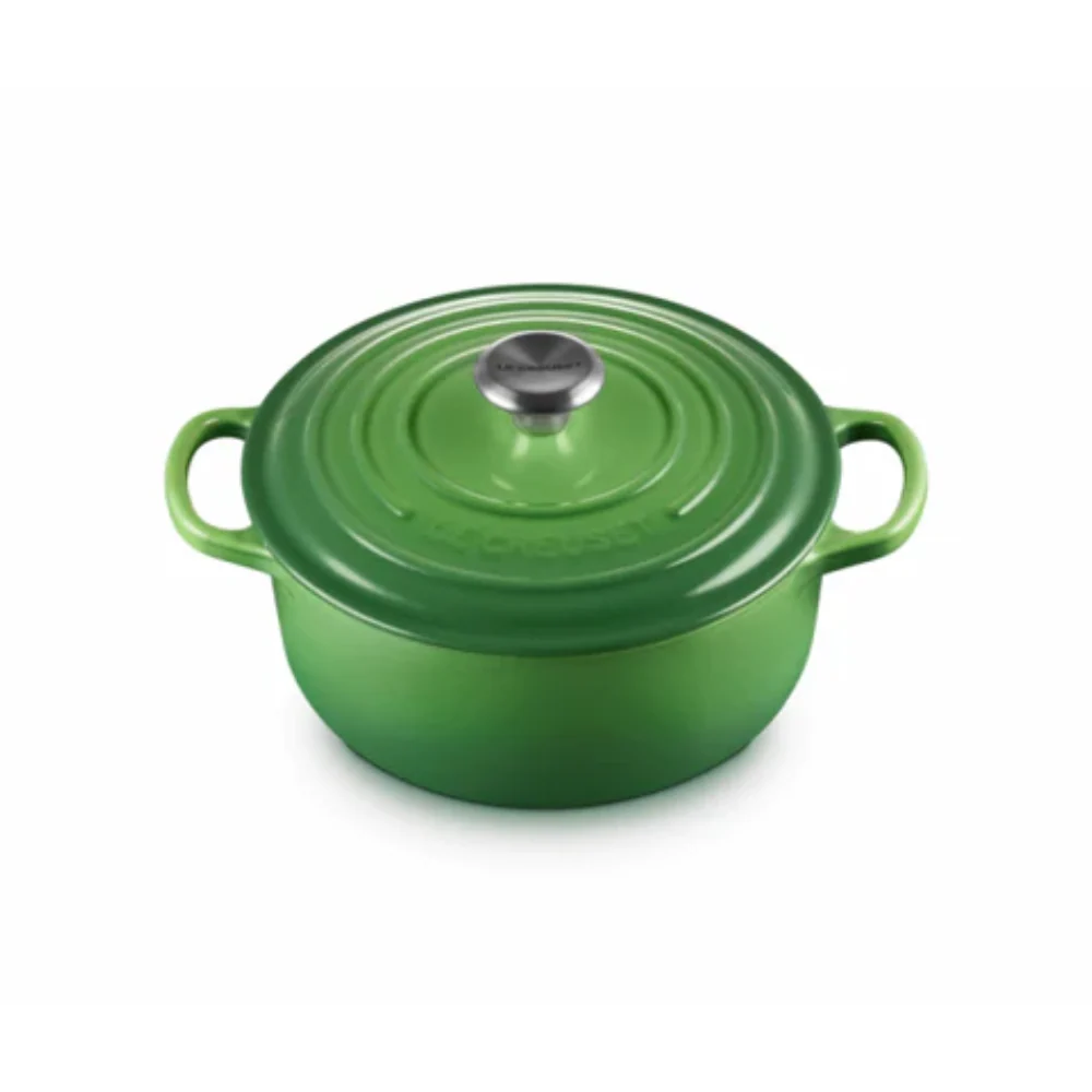 Le Creuset Gietijzeren ronde braadpan Bamboo Green 20cm 2,4l