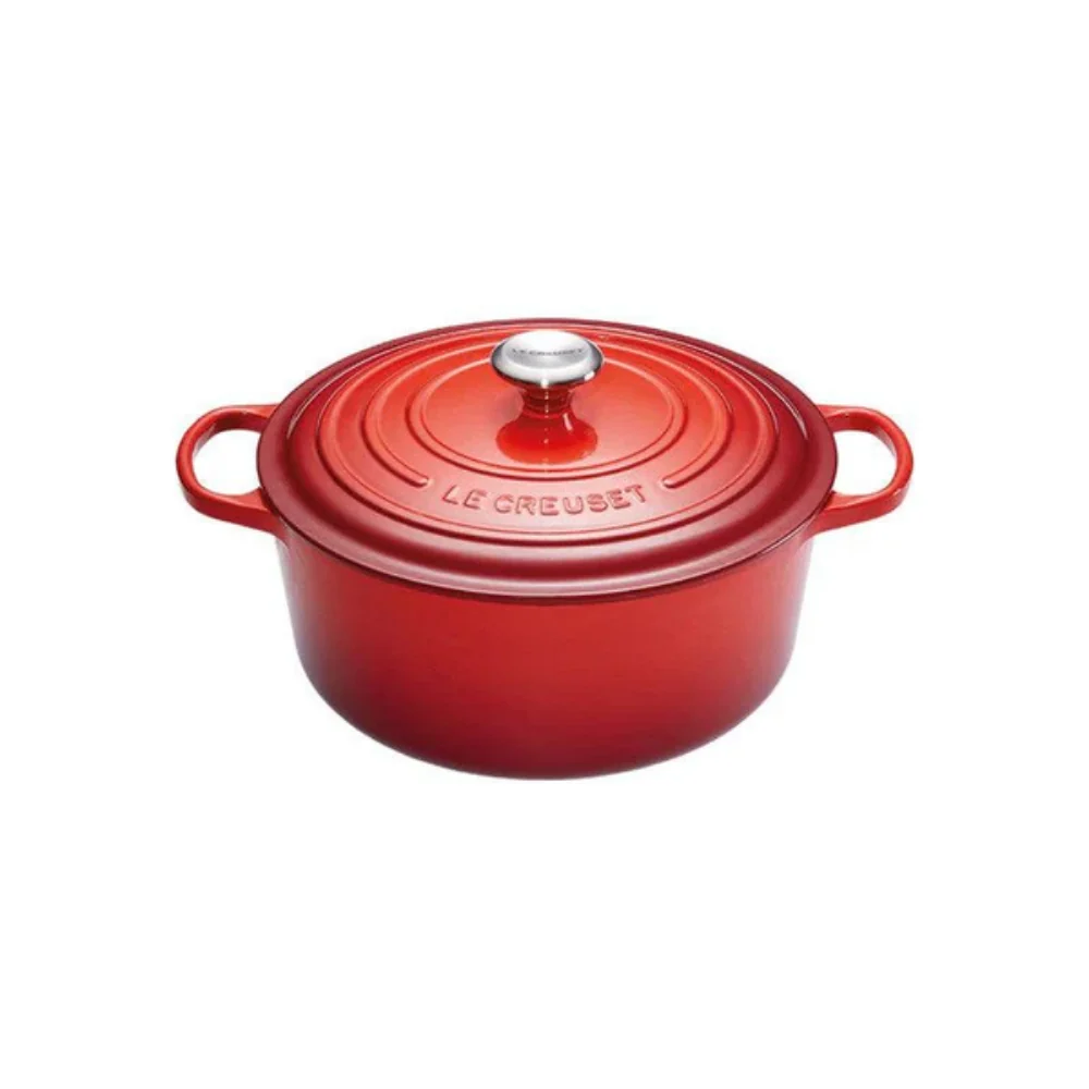 Le Creuset Gietijzeren ronde braadpan Kersenrood 22cm 3,3l