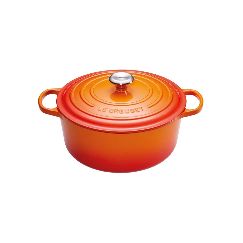 Le Creuset Gietijzeren ronde braadpan Oranjerood 20cm 2,4l