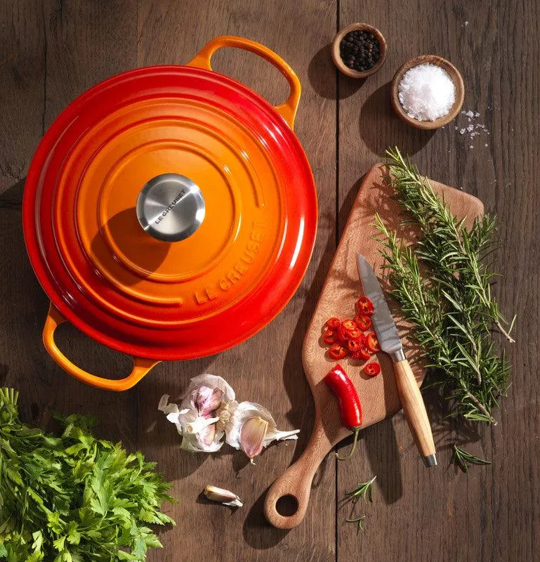 Le Creuset Gietijzeren ronde braadpan Oranjerood 22cm 3,3l