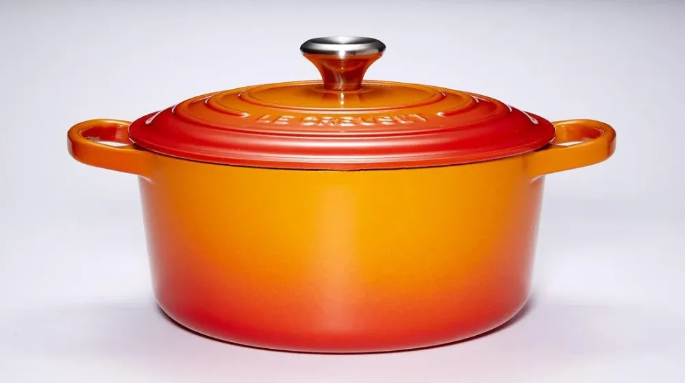 Le Creuset Gietijzeren ronde braadpan Oranjerood 26cm 5,3l