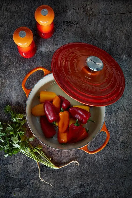 Le Creuset Gietijzeren ronde braadpan Oranjerood 26cm 5,3l