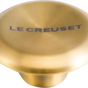 Le Creuset Knop Signature Rond RVS 4,7cm Goudkleurig