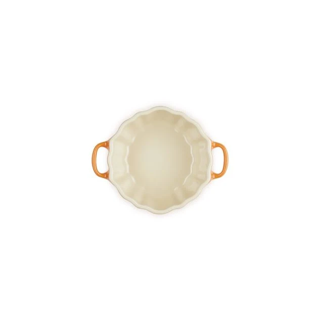 Le Creuset Mini-Braad-/ Stoofpan 'Pompoen' 11cm 0,35l Oranjerood Aardewerk