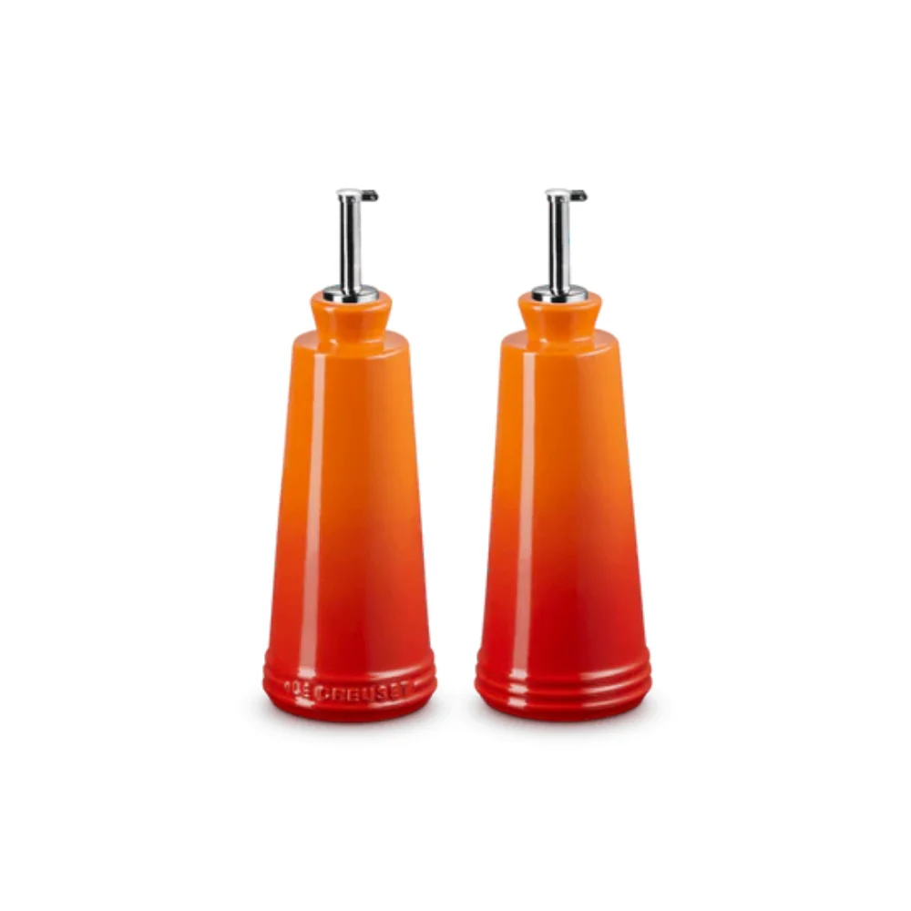 Le Creuset Olie- en Azijnset Oranjerood 20x9cm 0,3l