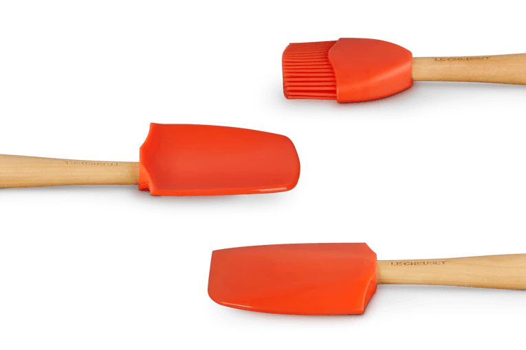 Le Creuset Premium Spatels set van 3 Oranjerood