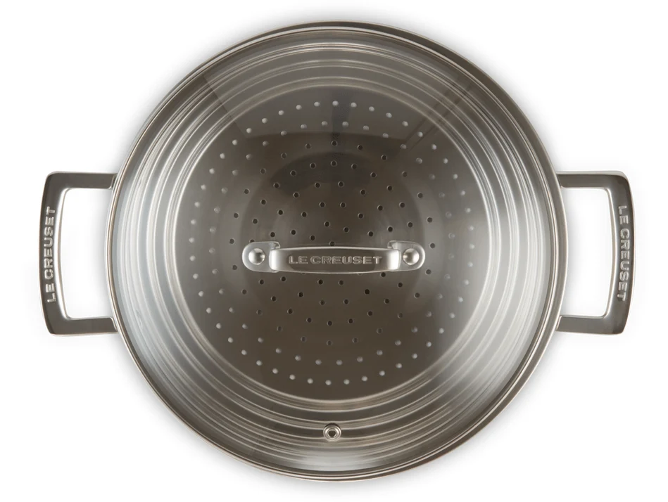 Le Creuset RVS multi-stoommand voor 20 en 24cm