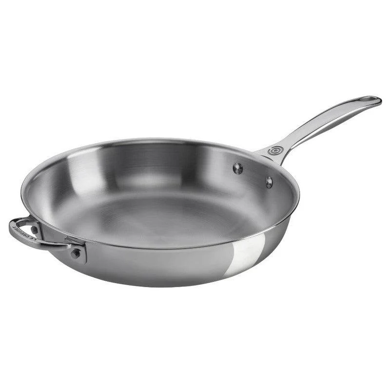 Le Creuset RVS PLUS diepe koekenpan 28cm