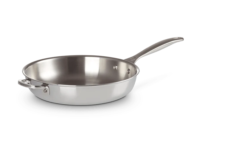 Le Creuset RVS PLUS diepe koekenpan 28cm