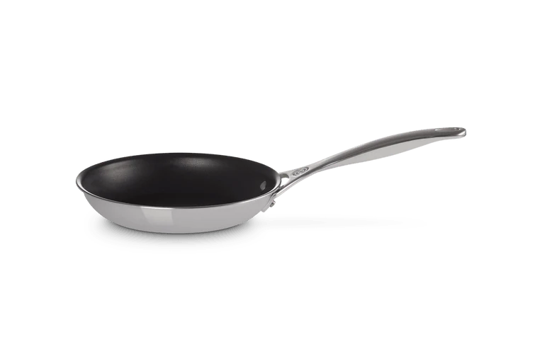 Le Creuset RVS PLUS koekenpan 20cm met anti-aanbaklaag