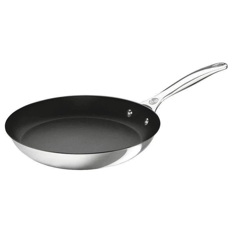 Le Creuset RVS PLUS koekenpan 26cm met anti-aanbaklaag