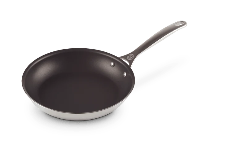 Le Creuset RVS PLUS koekenpan 26cm met anti-aanbaklaag