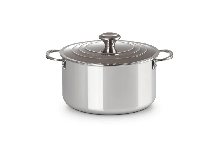 Le Creuset RVS PLUS kookpan 24cm 6l