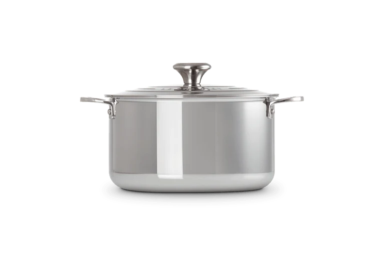 Le Creuset RVS PLUS kookpan 24cm 6l