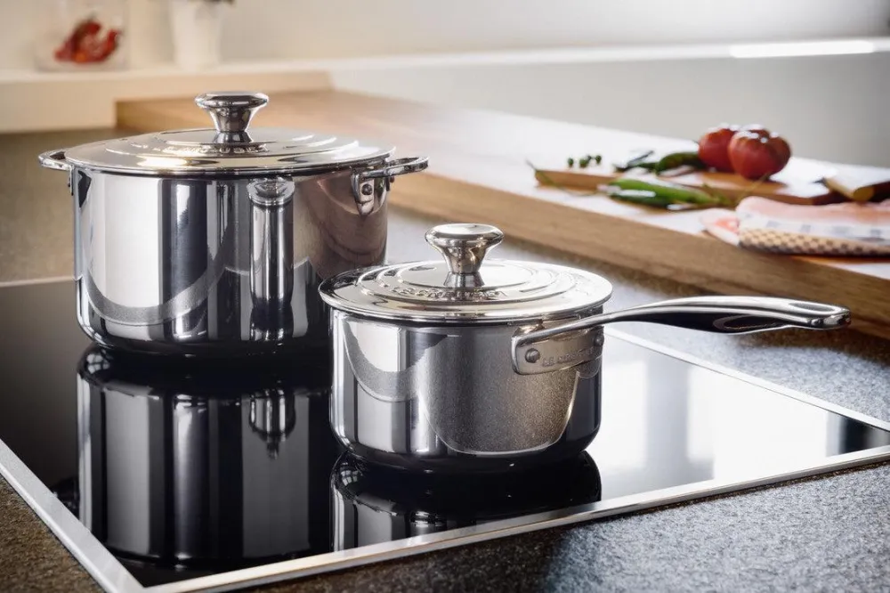 Le Creuset RVS PLUS steelpan 18cm 2,8l