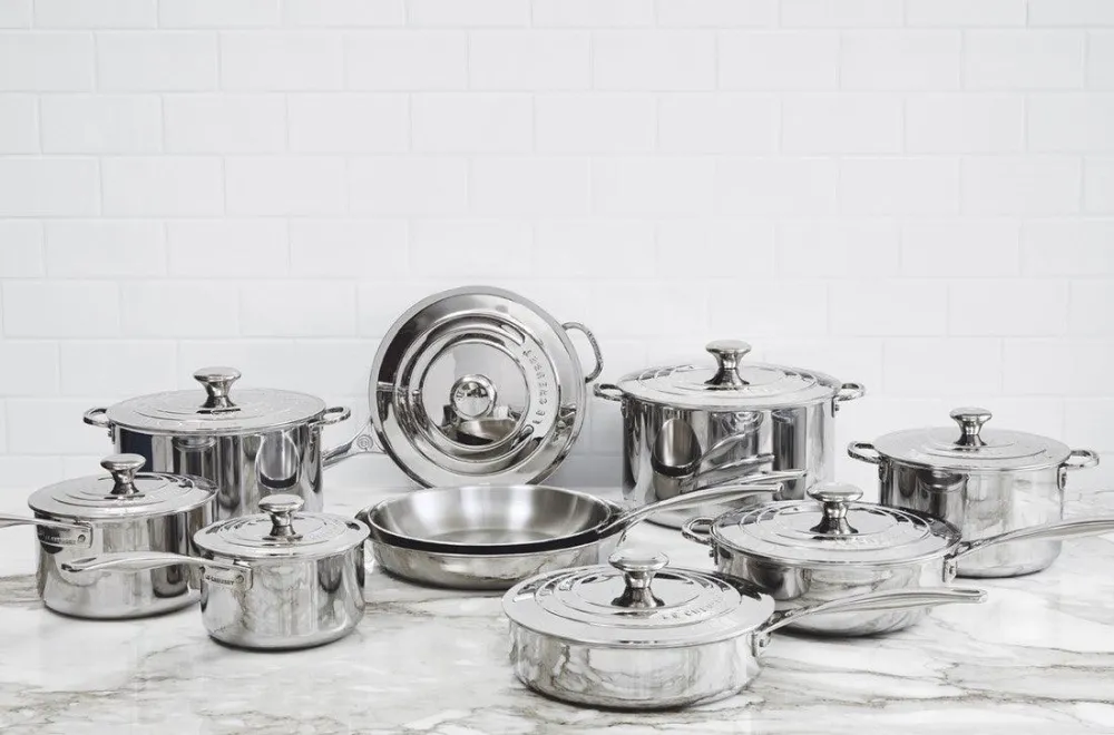 Le Creuset RVS PLUS steelpan 18cm 2,8l