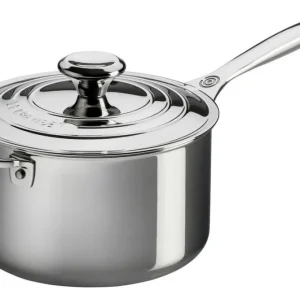 Le Creuset RVS PLUS steelpan met extra handvat 20cm 3,8l