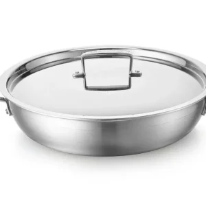Le Creuset RVS Provencaalse sauteerpan 30cm 4,8l