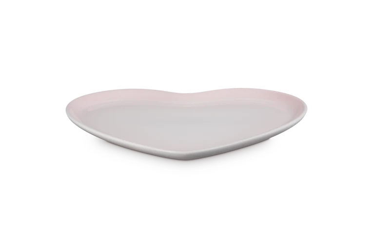 Le Creuset Serveerschaal Hart 32 cm Shell Pink