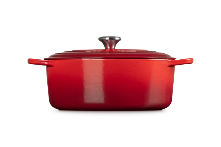 Le Creuset Signature stoofpot ovaal 31cm -30% Kersenrood