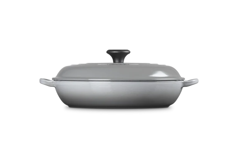 Le Creuset Tradition Campagnard Rond 30cm - Gietijzer - Mist Grey