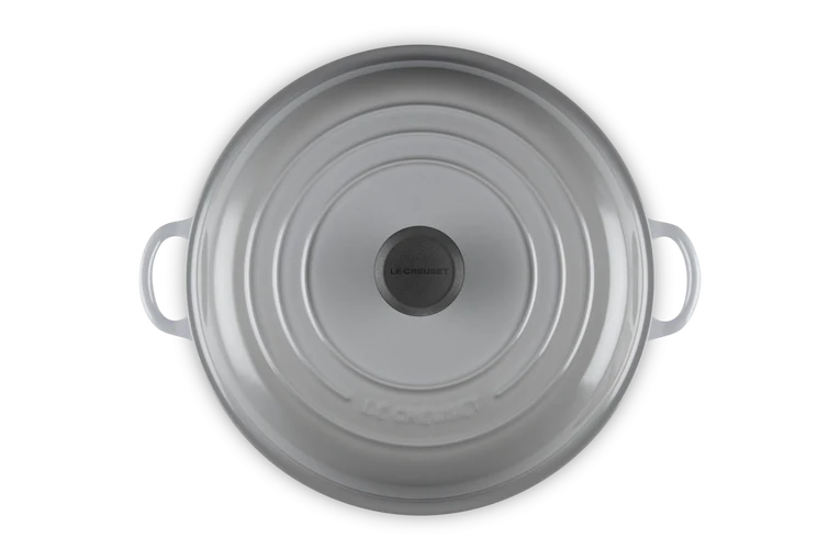 Le Creuset Tradition Campagnard Rond 30cm - Gietijzer - Mist Grey
