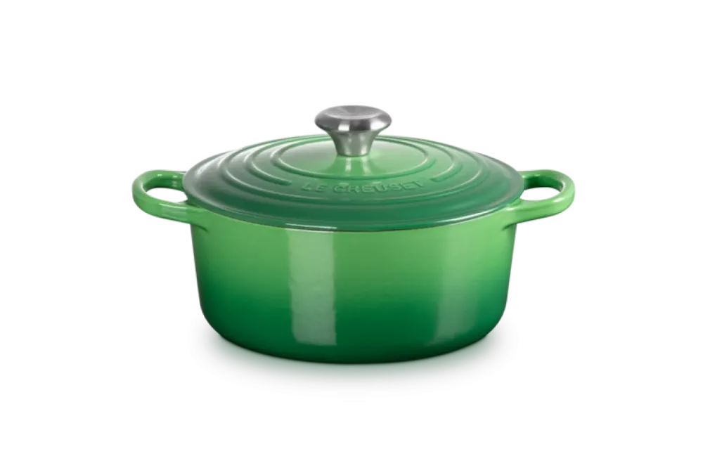 Signature Ronde Braadpan Bamboo Groen 24 cm Le Creuset