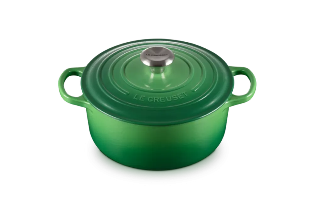 Signature Ronde Braadpan Bamboo Groen 24 cm Le Creuset