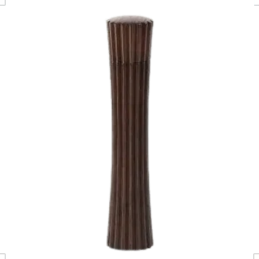 Legnoart pepermolen/zoutmolen d54*h260mm PLEATS donker Legno24 essenhout