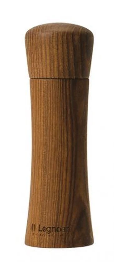 Legnoart pepermolen/zoutmolen d55*h120mm GIRO donker Legno24 essenhout