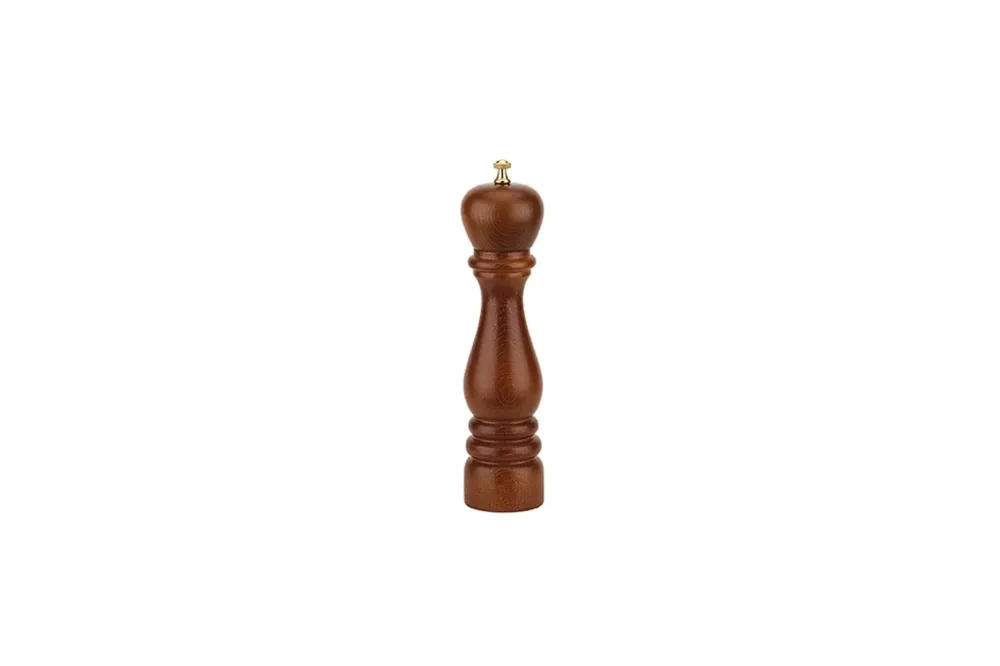 Legnoart pepermolen/zoutmolen d65*h260mm ROMA donker Legno24 essenhout