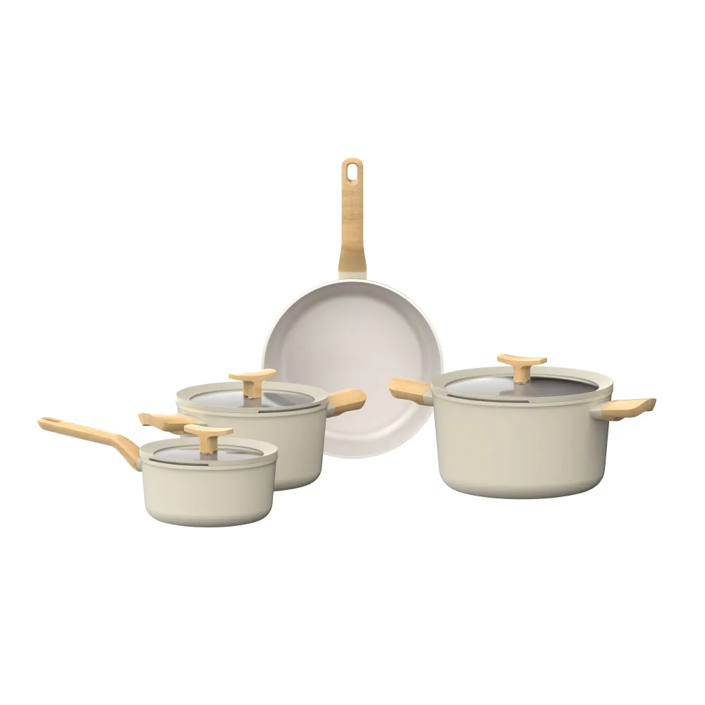 LEO 7-delige kookpottenset Balance Cream