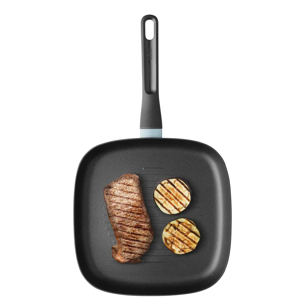 LEO Grillpan antikleef Slate - Ø 26x26cm