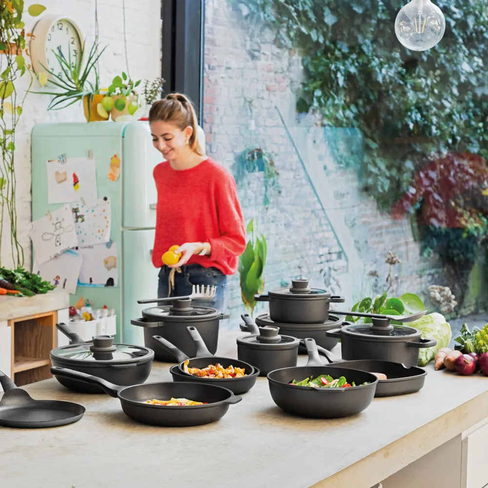 LEO Grillpan antikleef Stone+ - Ø 26cm