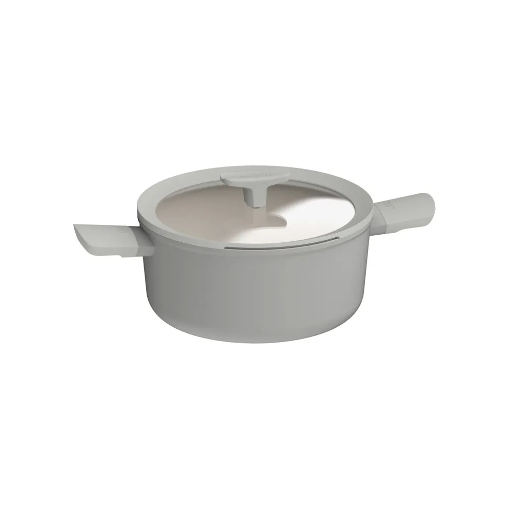 LEO Kookpot antikleef met deksel Balance Moonmist - Ø 24x11,50cm