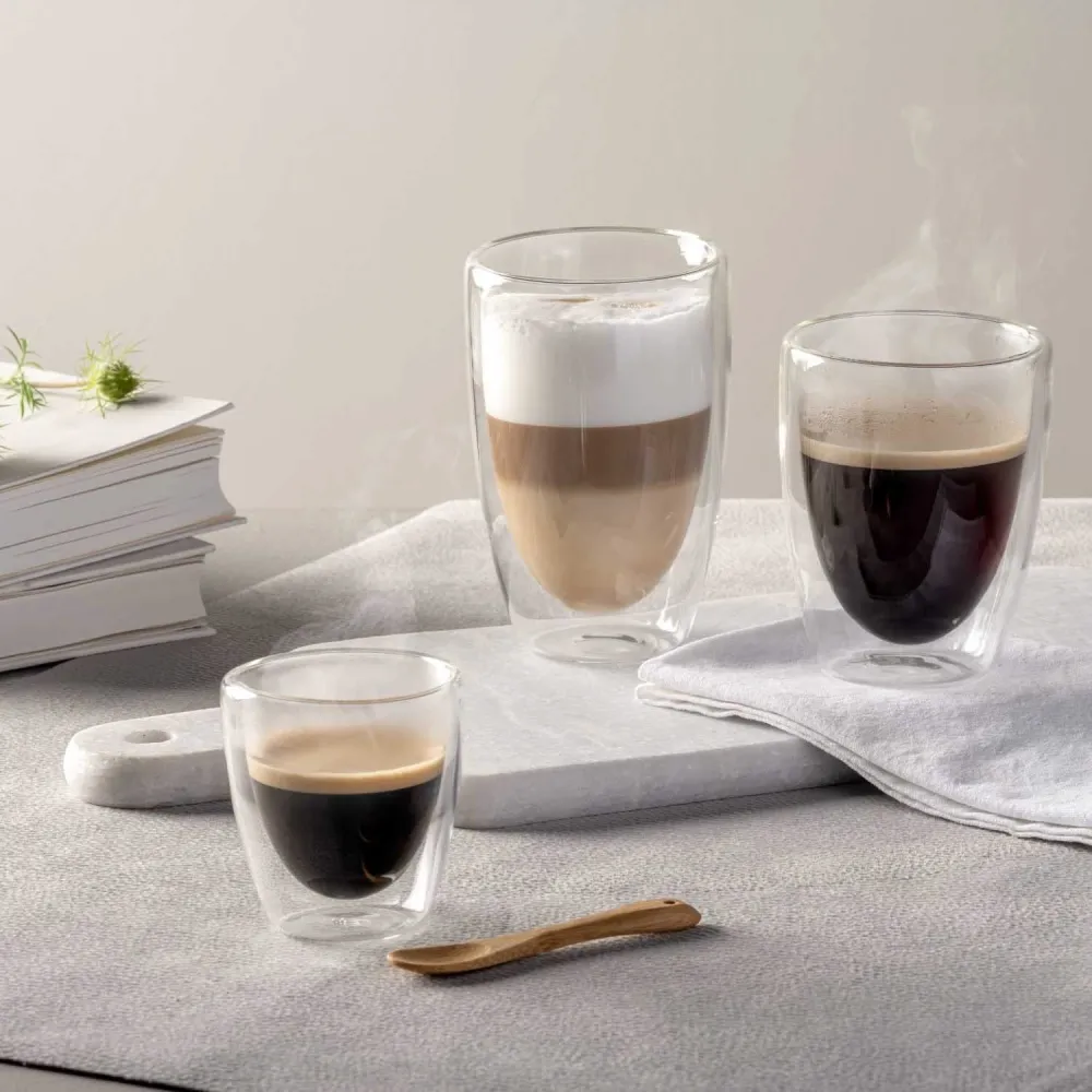 Leonardo Dubbelwandige Koffieglazen Duo 300 ml - 2 Stuks
