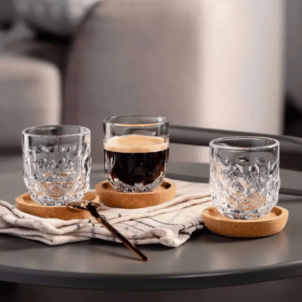 Leonardo Espressoglazen - Gocce Due - 60 ml - 2 stuks