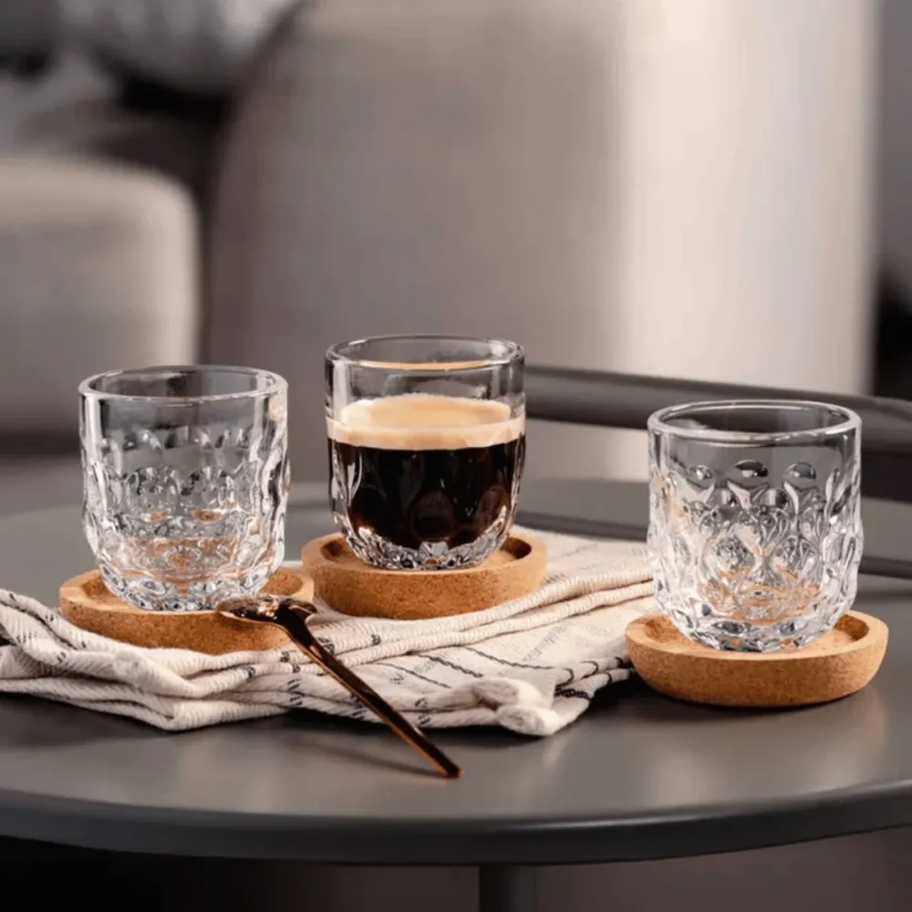 Leonardo Espressoglazen - Gocce Tre - 60 ml - 2 stuks