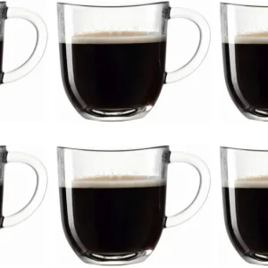 Leonardo Koffieglazen Napoli 280 ml - 6 stuks