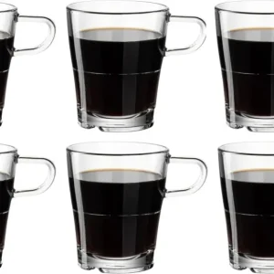 Leonardo Koffieglazen Senso - Stapelbaar - 250 ml - 6 stuks